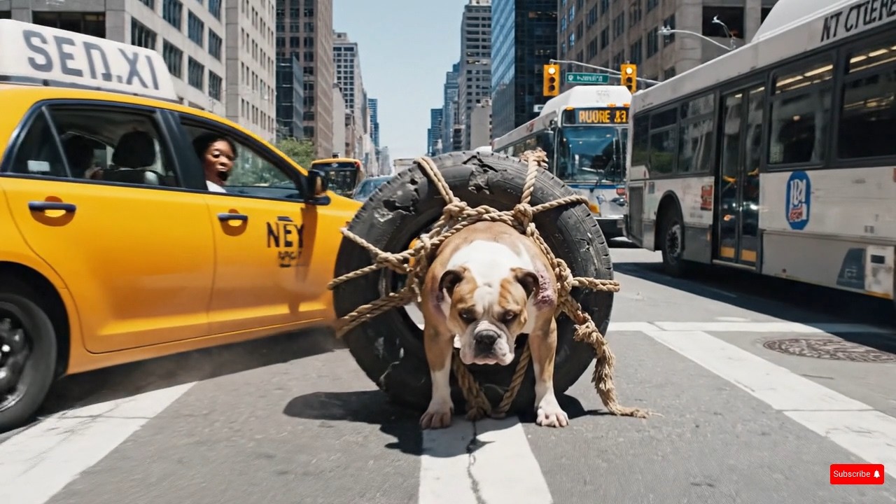 Amazing Rescue of Dog Trapped in Car Tire by Firefighters