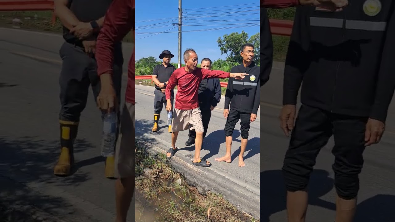 นายกโต ลงพื้นที่น้ำท้วมบ้านภูมิใจ2