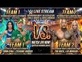 John Cena&Stefanie Vaquer vs The Rock&Liv Morgan ⚡️|WWE 2K25 #verticallive #wwe2k25 #shorts