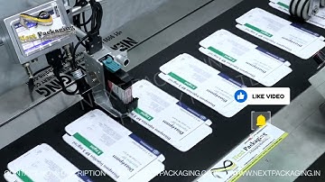 Automatic carton feeding conveyor with inkjet batch coding machine | auto mono carton stacker