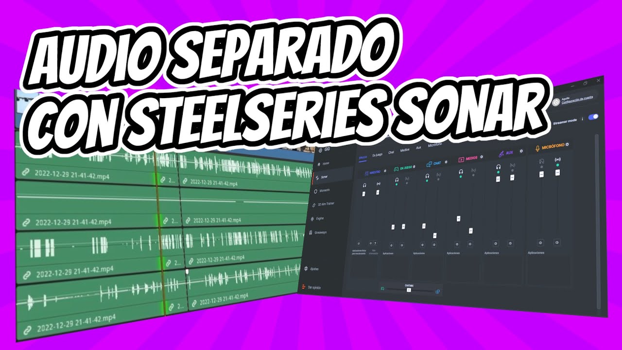 AUDIO SEPARADO CON STEELSERIES SONAR YouTube