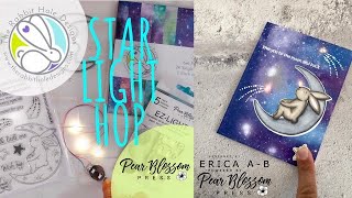 Star Light Hop | The Rabbit Hole Design and Pear Blossom Press | Interactive cards with EZ-lights