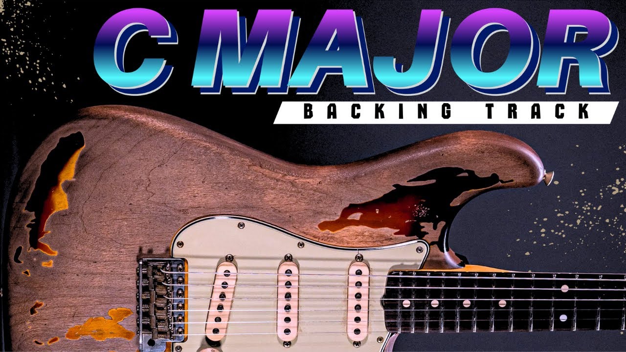 Smooth Soul Jazz Blues Guitar Backing Track Jam in C Major - A Minor