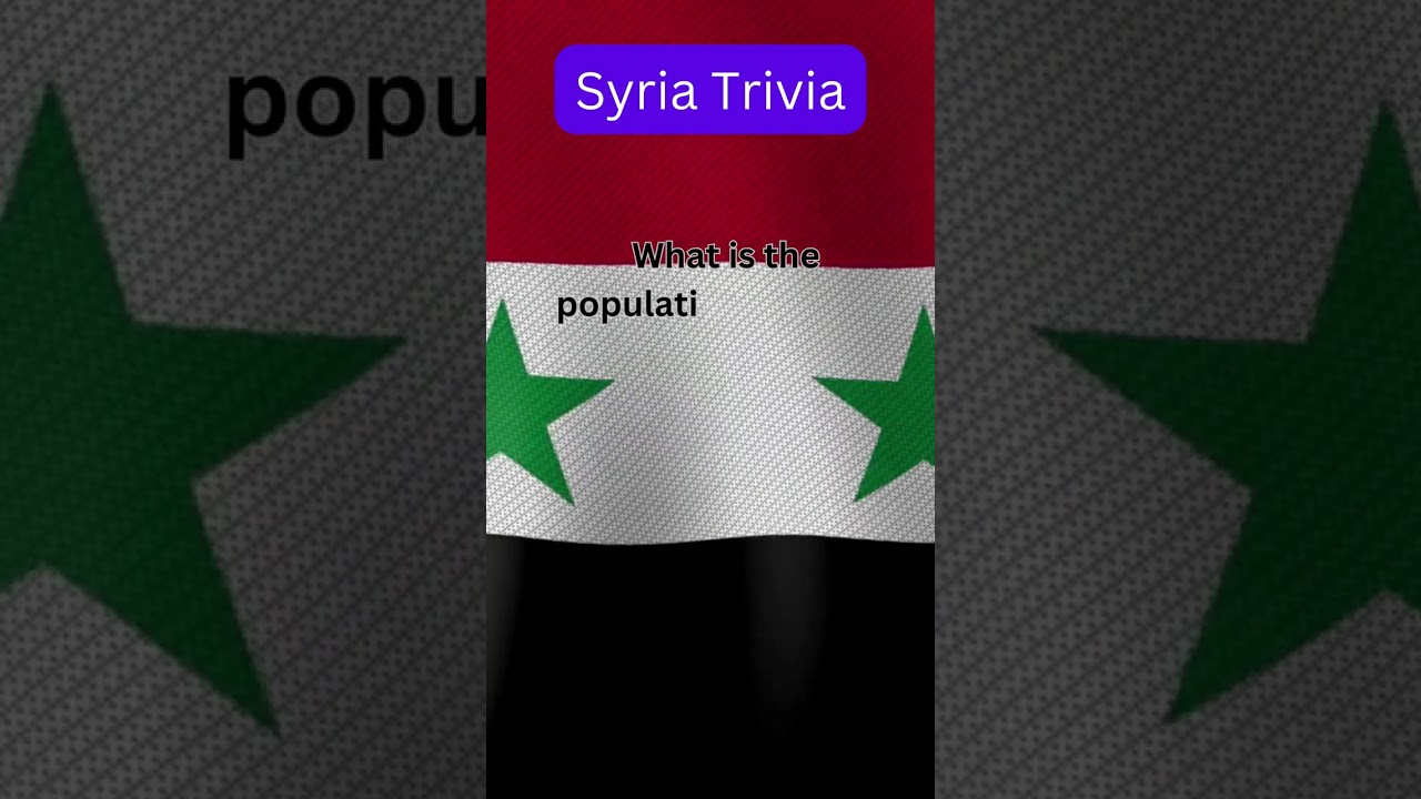 Syria Trivia Question 