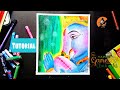 ganpati Bappa morya drawing watercolor painting ganpati bappa easy