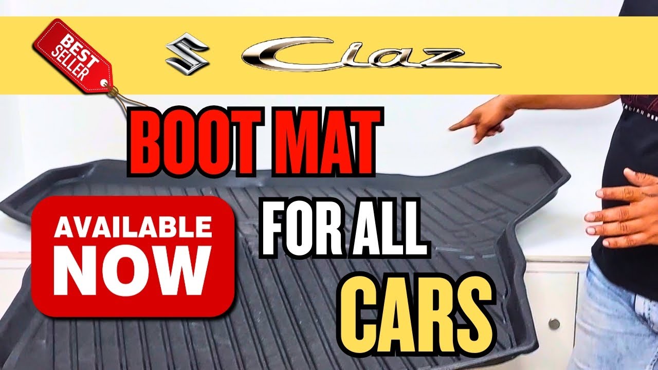 Коврик в багажник Autoglam для Suzuki Ciaz | Водонепроницаемый и подходит по размеру | Коврик в б...