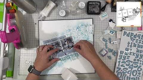 Process Video: Awesome Water Fight (30 Days of Sketches/Scraptember - Day 2)