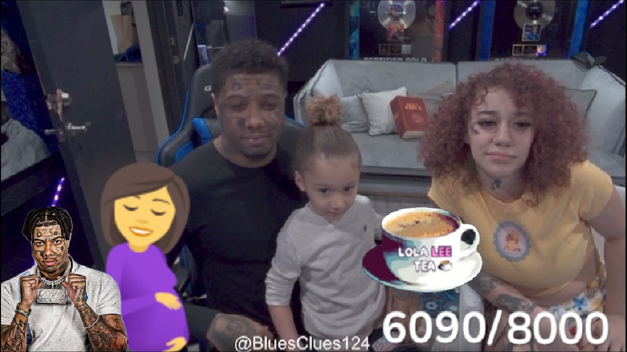 Blueface new family Twitch - Says Neveah didn't tell him she was preggo when they met! 02.22.2026