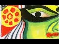 Onam special drawing  kathakali face  art by aarthi