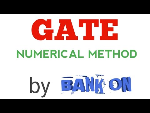 Newton-Raphson method/GATE MATHEMATICS LECTURE (NUMERICAL METHOD)