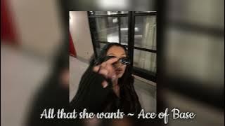 Download lagu All that she wants ~ Ace of Base // Sped up version 💋
