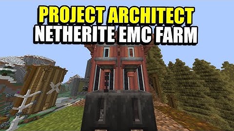 Ep30 Netherite EMC Farm - Minecraft Project Architect Modpack