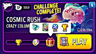 crazy column blow em up cosmic rush solo challenge match masters today gameplay.