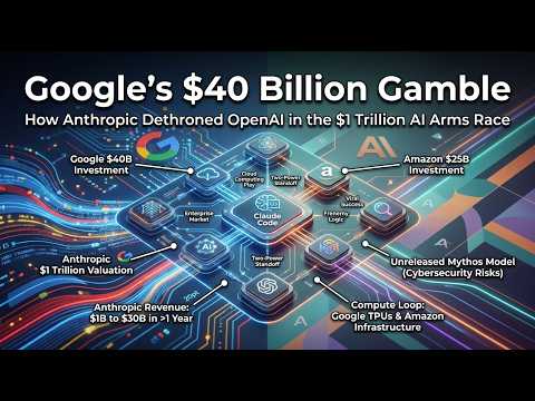 Google’s $40 Billion Gamble: How Anthropic Dethroned OpenAI in the $1 Trillion AI Arms Race