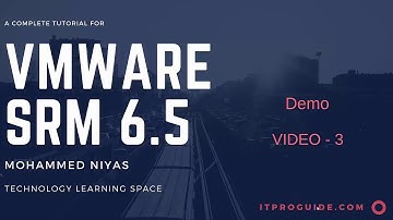 VMware Site Recovery Manager (SRM ) 6.5 - Inventory Mapping and Placeholder datastore Video - 3
