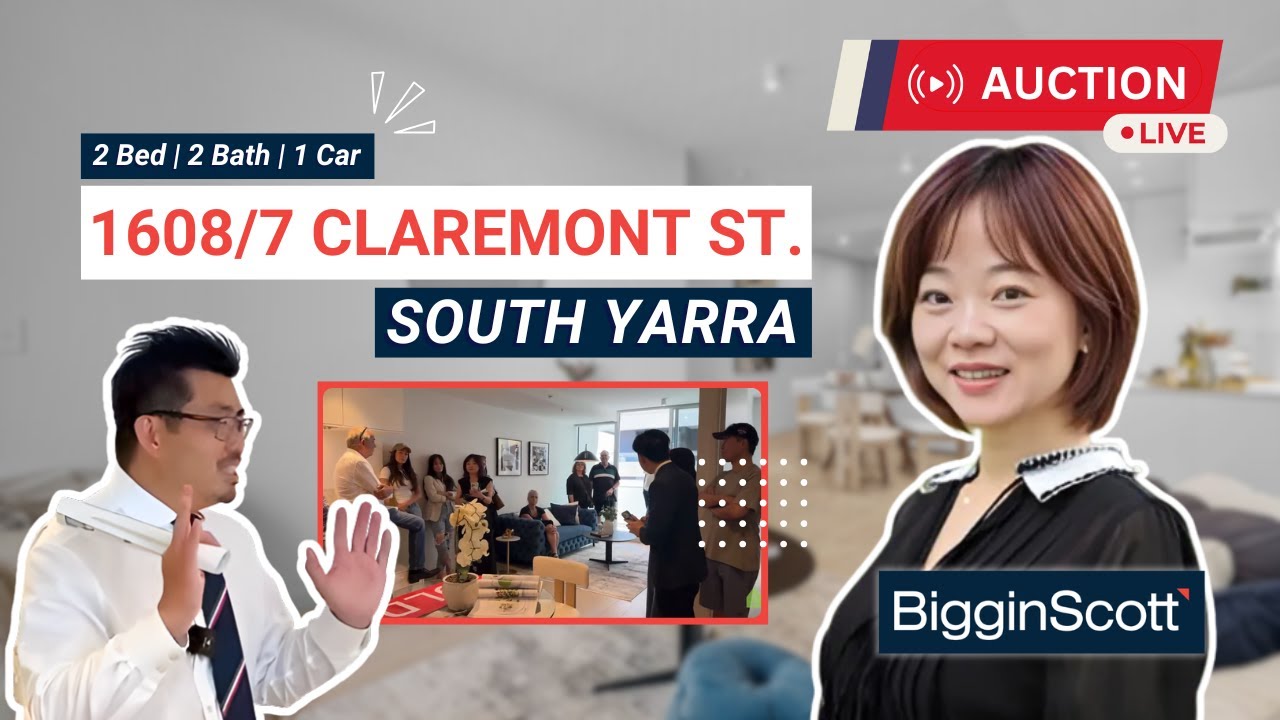 Live Auction @ 1608/7 Claremont Street, South Yarra - Auction Results Melbourne