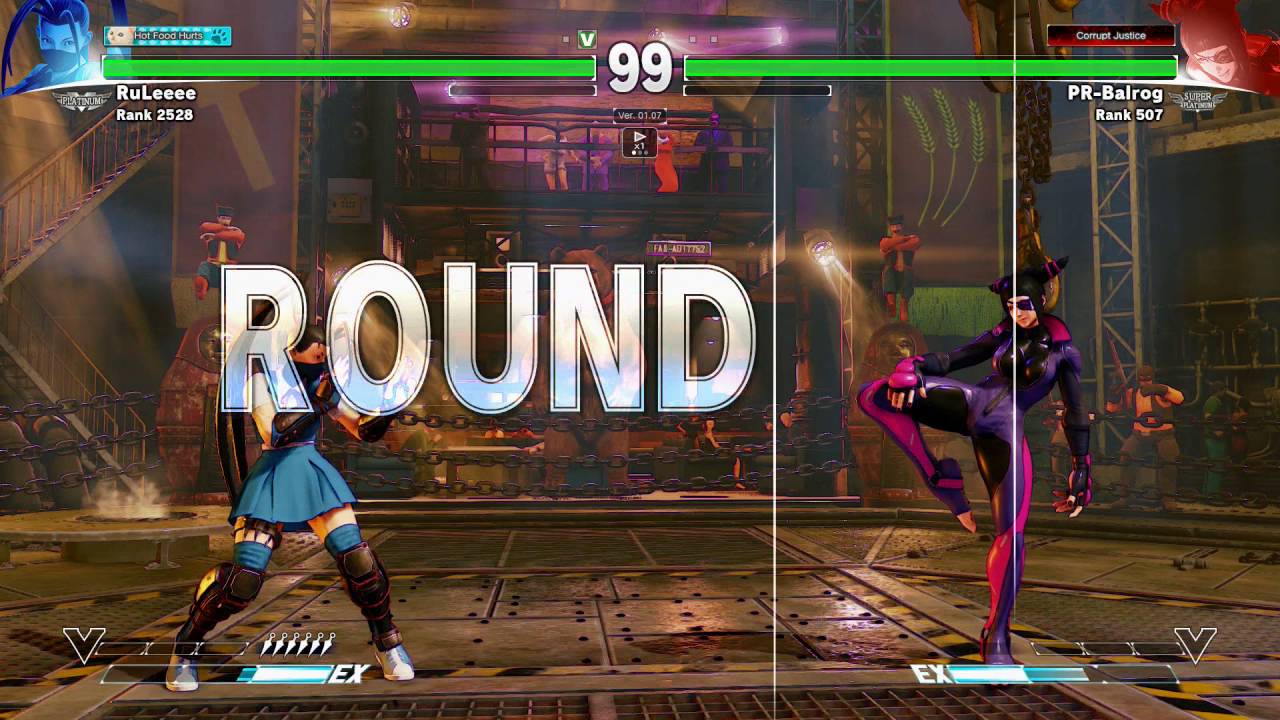 SFV~ Juri (PR-Balrog) vs. Ibuki (RuLeeee) HD