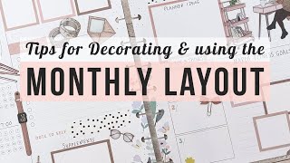 How to Decorate & Use the Happy Planner Monthly Layout! - Ideas & Plan With Me - 2024