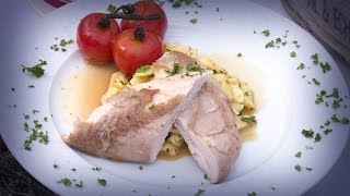 Recette : poule d'Alsace au riesling