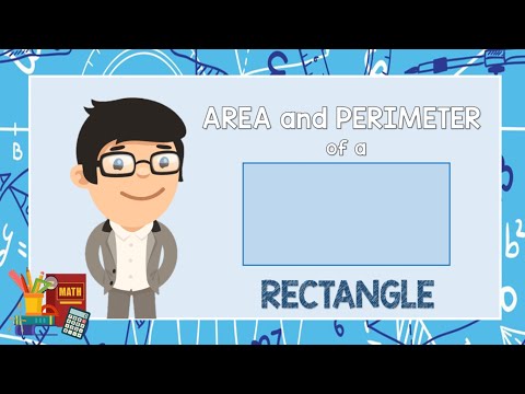 ⁣Area & Perimeter of a Rectangle | Math Animation