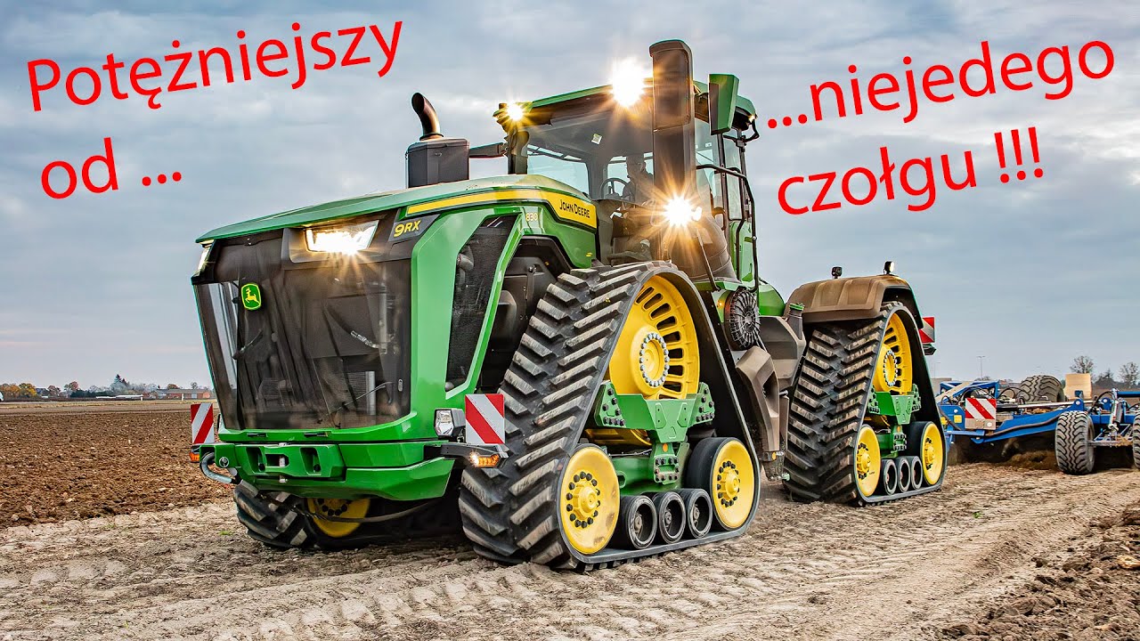 Gigant pod Lesznem! Polska premiera najpotężniejszego seryjnego ciągnika John Deere 9RX 830!