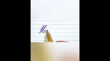 Hamdan name calligraphy |calligraphy tutorial #short #calligraphy