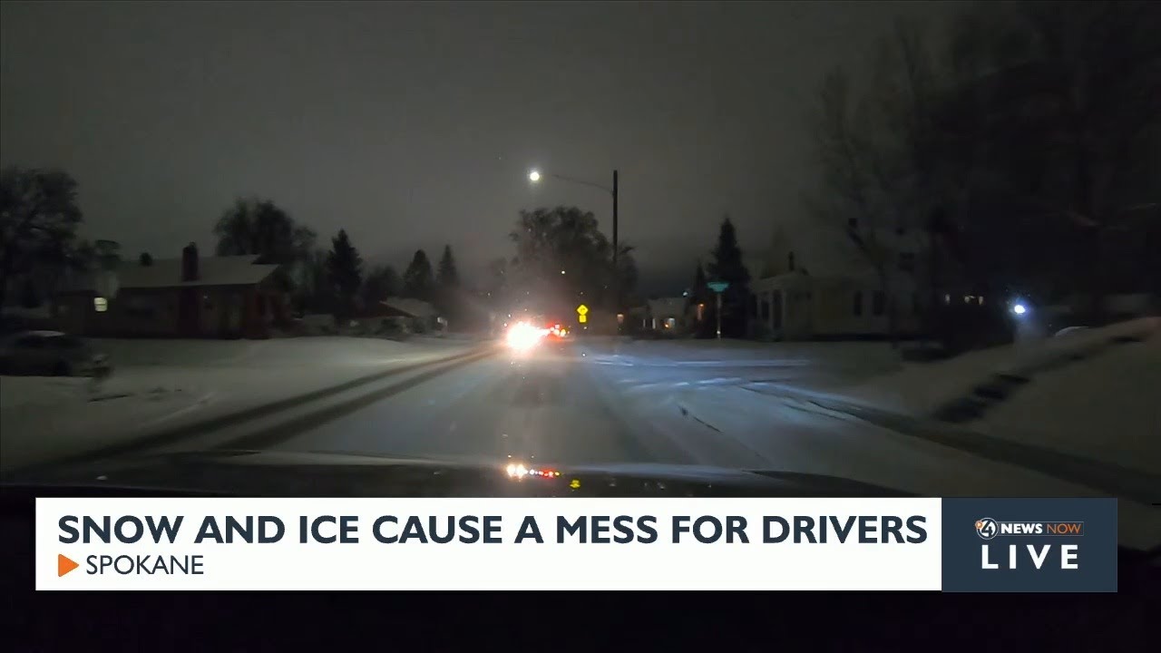 Mess Driver Snow and ice cause a mess for drivers - YouTube