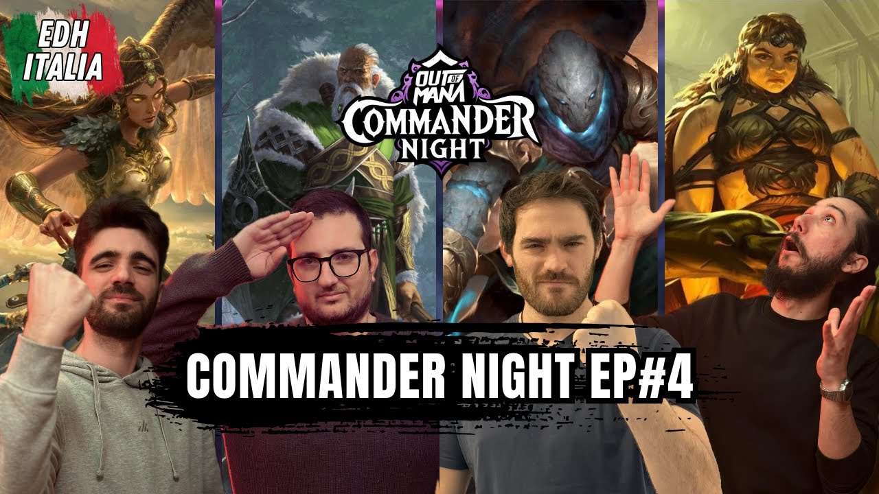 Commander Night #4 | Magda vs Fynn vs Yahenni vs Sephara | EDH Italy