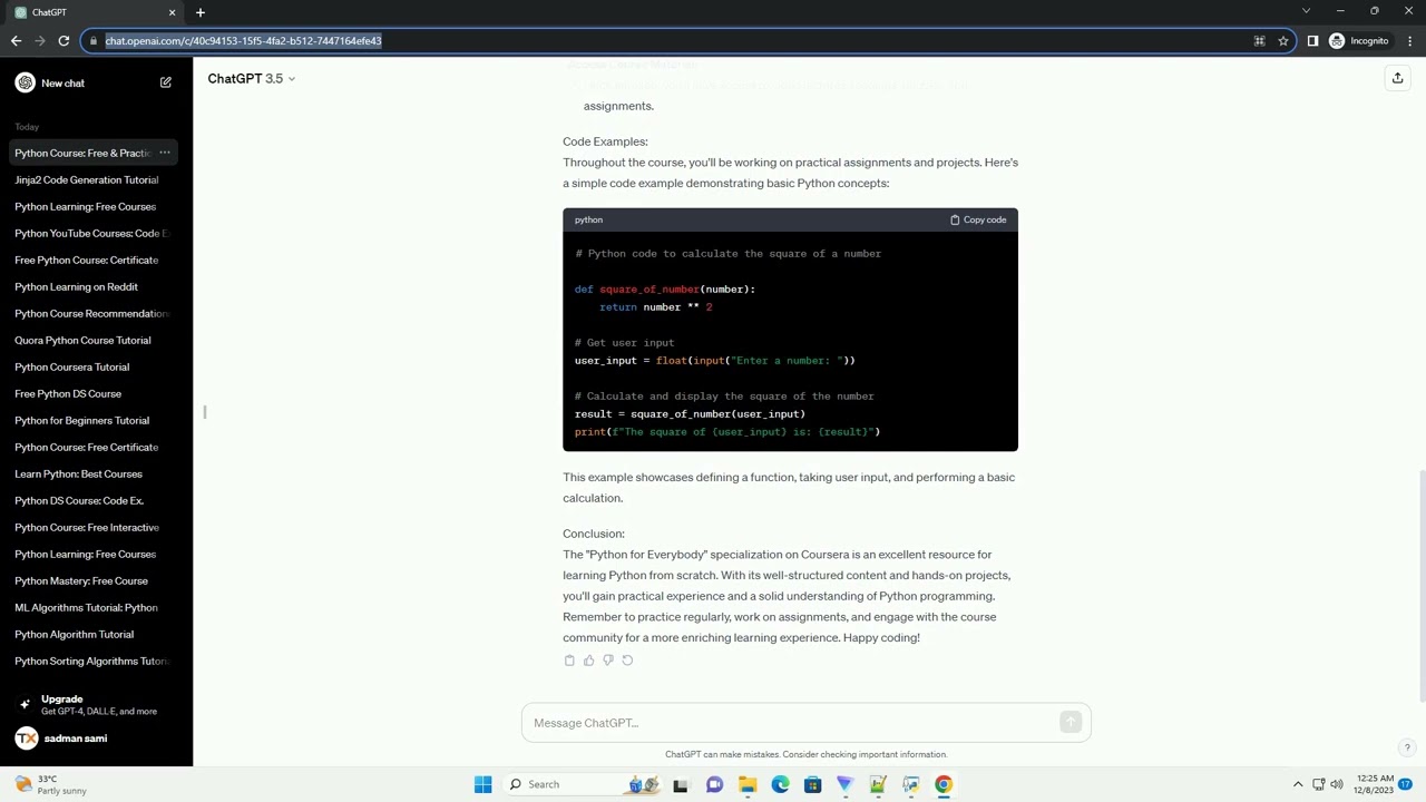 best python free course online