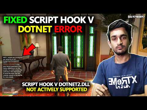 How to Fix Script Hook V Error in GTA 5 | 1 Scripts are using the v2 API Error Solution