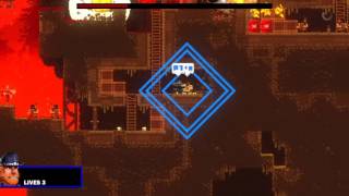 Broforce Area 8 boss fight PS4 gameplay