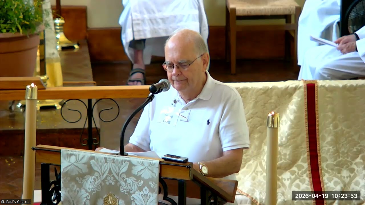 Third Sunday in Easter, April 19, 2026 Live Feed