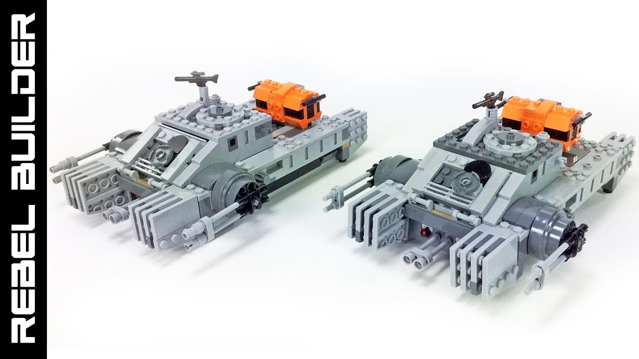 Lego Star Wars Imperial Assault Hovertank Comparison! Moc Vs. Set 75152 -  Youtube