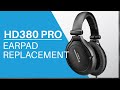 How to replace Earpads on Sennheiser HD380 Pro Headphones