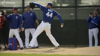 Rangers Tyson Ross Throws 21 Pitches Off The Half-Mound For The First Time