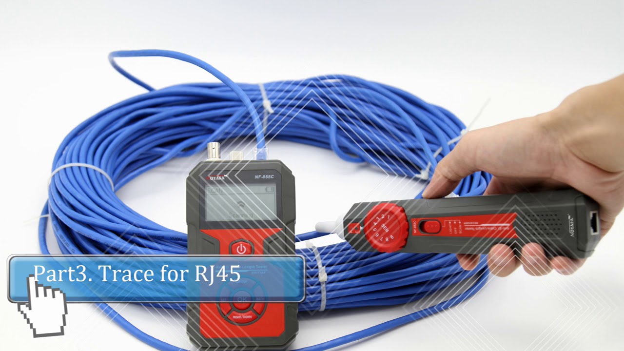 Multifucntion Lcd VFL & Network cabel tester NF 858C | Unboxing review ...