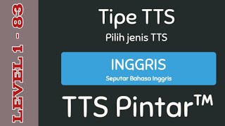 Jawaban TTS Pintar™ B.Inggris All Level (Terlengkap)👍| Game Asah Otak screenshot 2