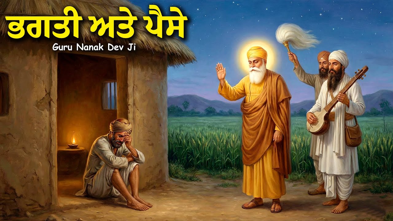 ਭਗਤੀ ਅਤੇ ਪੈਸੇ ਦੀ ਕਥਾ | Guru Nanak Dev Ji Katha | United Panjab