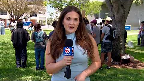 FIU students protest campus police partnership with ICE over immigration enforcement concerns