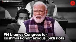 PM Modi Blames Congress For Kashmiri Pandit Exodus, Sikh Riots