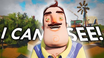 Hello Neighbor Alpha 3 is FINALLY FIXED?! (Alpha 3 daytime mod)