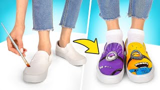 Faunny Charachters On Your Sneakers!  Painting Tutorial