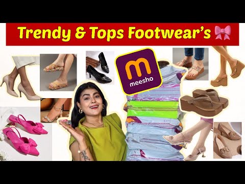 Stylish Trendy Heels & Footwear’s From Meesho ✨🛍️ // 12 Pairs 💕🎀