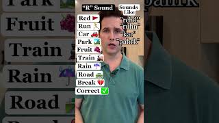 English Pronunciation Practice: The “r” Sound #speakenglish
