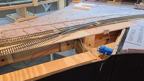 Layout Update. Walthers Turnout Install, Bluepoint Switch Machine Install, Powering the Frog.