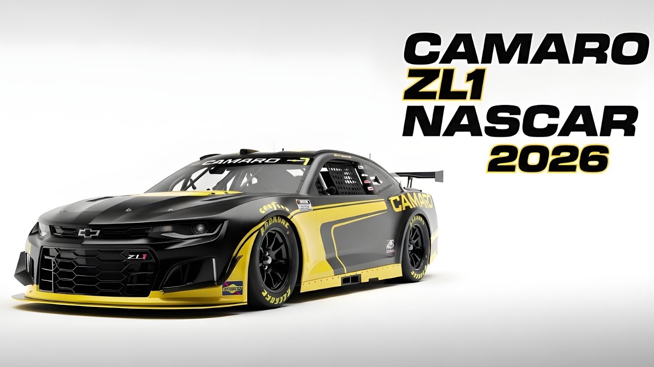 🚨 Chevrolet Camaro ZL1 NASCAR 2026 года – НАСТОЯЩИЙ ГОНОЧНЫЙ ЗВЕРЬ! 🏁🔥