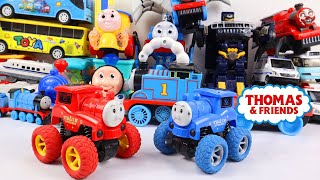 Merakit Mainan Kereta Api Thomas and Friends, Tayo Si Bus Kecil , Unboxing Mainan Kereta Api ASMR 45