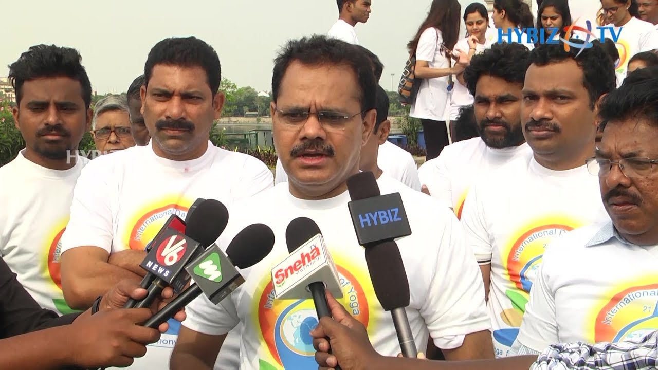 international yoga day 2019 Venkatesham, IAS | International Yoga Day Celebration @ Tank Band