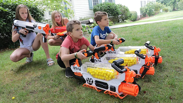Nerf War : Babysitter 3 (The Babysitters Club New ...