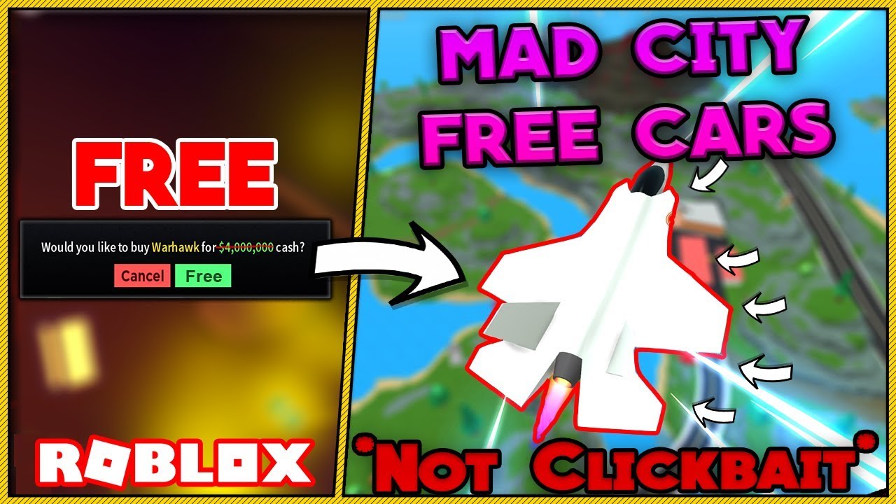 Mad City All Vehicles Free Working 06 March 19 Roblox